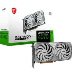 MSI GeForce RTX 4070 VENTUS 2X OC WHITE, Grafikkarte