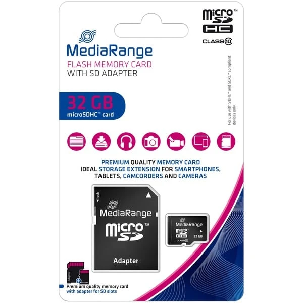 MediaRange 32 GB MicroSDHC, Speicherkarte 5 MediaRange 32 GB MicroSDHC, Speicherkarte – Bild 3