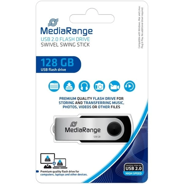 MediaRange Flexi-Drive 128 GB, USB-Stick 5 MediaRange Flexi-Drive 128 GB, USB-Stick – Bild 3