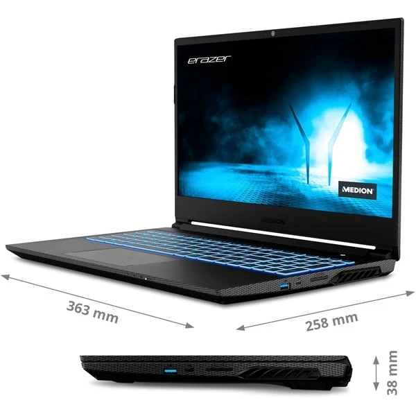 Medion ERAZER Crawler E25 (MD62326), Gaming-Notebook 6 Medion ERAZER Crawler E25 (MD62326), Gaming-Notebook – Bild 4