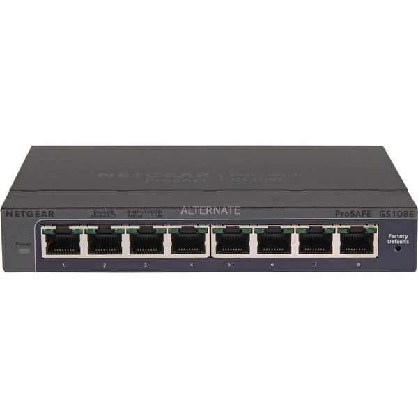 Netgear GS108E, Switch 4 Netgear GS108E, Switch – Bild 2