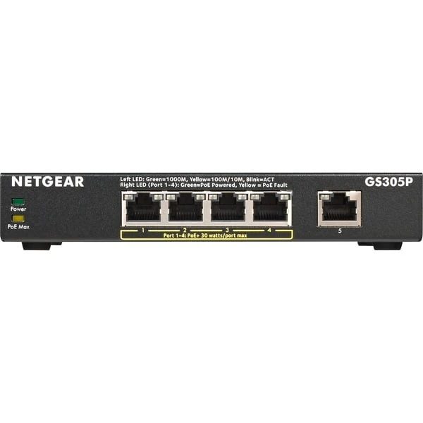 Netgear GS305P, Switch 3 Netgear GS305P, Switch