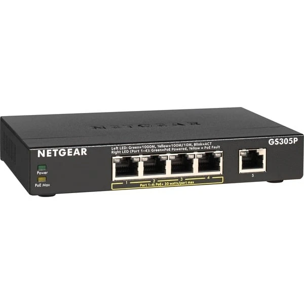 Netgear GS305P, Switch 5 Netgear GS305P, Switch – Bild 3