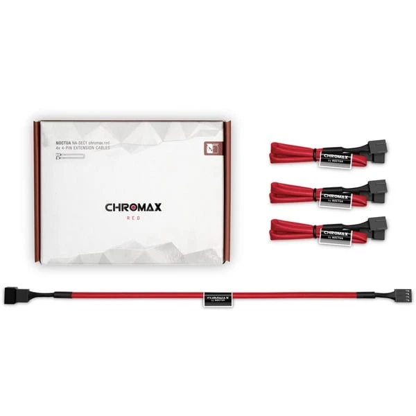 Noctua NA-SEC1 Chromax Red, Verlängerungskabel 3 Noctua NA-SEC1 Chromax Red, Verlängerungskabel