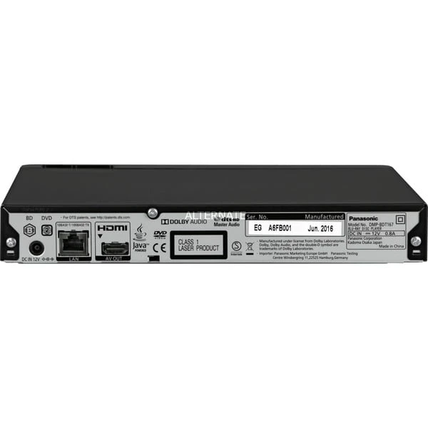 Panasonic DMP-BDT167EG, Blu-ray-Player 4 Panasonic DMP-BDT167EG, Blu-ray-Player – Bild 2