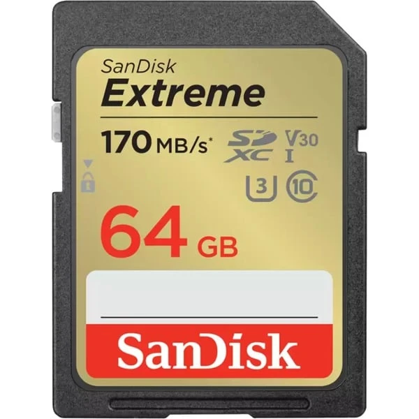 SanDisk Extreme 64 GB SDXC, Speicherkarte 3 SanDisk Extreme 64 GB SDXC, Speicherkarte