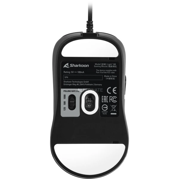 Sharkoon Light² 180 Black, Gaming-Maus 10 Sharkoon Light² 180 Black, Gaming-Maus – Bild 8