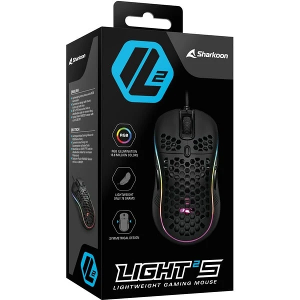 Sharkoon Light² S, Gaming-Maus 8 Sharkoon Light² S, Gaming-Maus – Bild 6