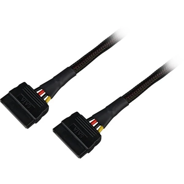 Sharkoon SATA Y-Stromkabel, Y-Kabel 4 Sharkoon SATA Y-Stromkabel, Y-Kabel – Bild 2