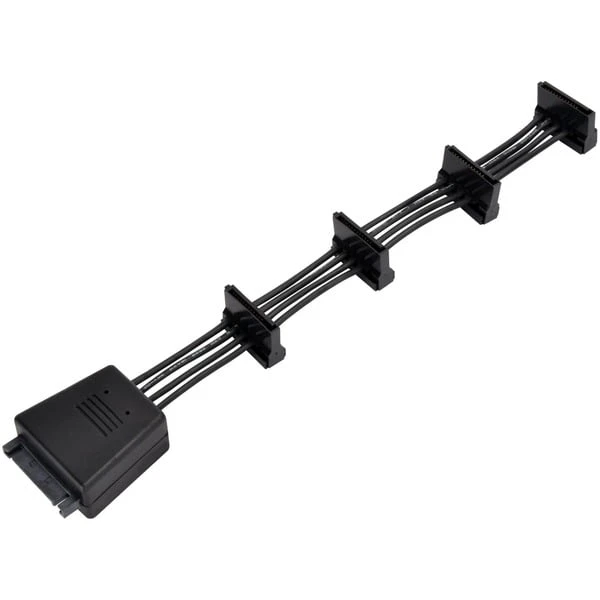 SilverStone SST-CP06-E4, 1x 15-Pin-SATA > 4x 15-Pin-SATA, Kabel 3 SilverStone SST-CP06-E4, 1x 15-Pin-SATA > 4x 15-Pin-SATA, Kabel