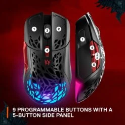 SteelSeries Aerox 5 Wireless Diablo IV Edition, Gaming-Maus -Asus || HP || Digitus Verkäufe SteelSeries Aerox 5 Wireless Diablo IV Edition Gaming Maus@@100004043 2