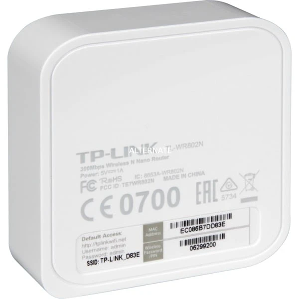 TP-Link TL-WR802N Nano, Router 4 TP-Link TL-WR802N Nano, Router – Bild 2