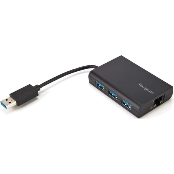Targus USB 3.0 Hub Mit Gigabit Ethernet, USB-Hub 3 Targus USB 3.0 Hub Mit Gigabit Ethernet, USB-Hub