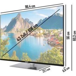 Telefunken D43U760B1CW, LED-Fernseher -Asus || HP || Digitus Verkäufe Telefunken D43U760B1CW LED Fernseher@@1919667 2