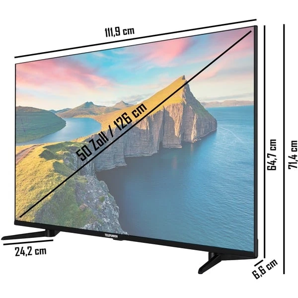 Telefunken QU50K800, QLED-Fernseher 5 Telefunken QU50K800, QLED-Fernseher – Bild 3
