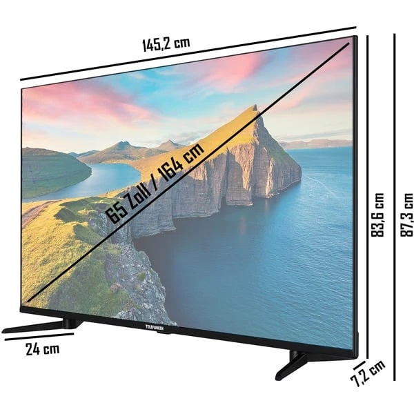 Telefunken QU65K800, QLED-Fernseher 5 Telefunken QU65K800, QLED-Fernseher – Bild 3