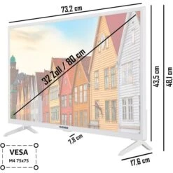 Telefunken XF32SN550SD-W, LED-Fernseher -Asus || HP || Digitus Verkäufe Telefunken XF32SN550SD W LED Fernseher@@1913765 2