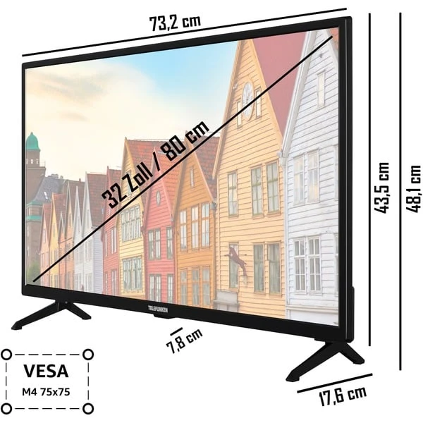 Telefunken XF32SN550SD, LED-Fernseher 5 Telefunken XF32SN550SD, LED-Fernseher – Bild 3