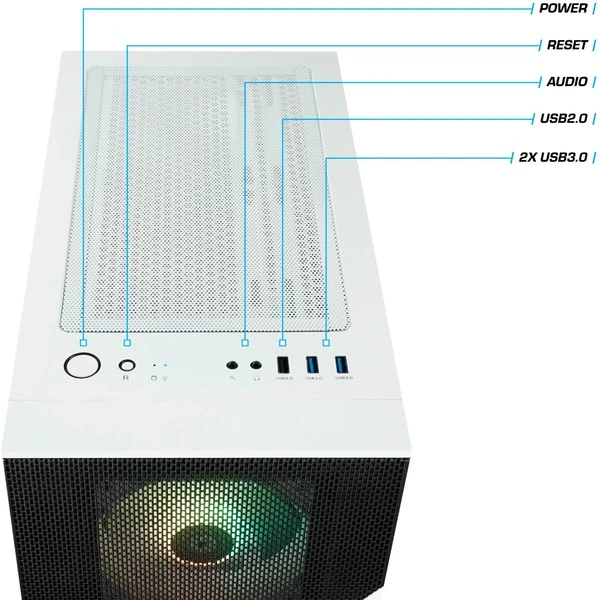Thermaltake Calypso White, Gaming-PC 11 Thermaltake Calypso White, Gaming-PC – Bild 9