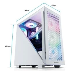 Thermaltake Kallisto White, Gaming-PC -Asus || HP || Digitus Verkäufe Thermaltake Kallisto White Gaming PC@@1840010 11