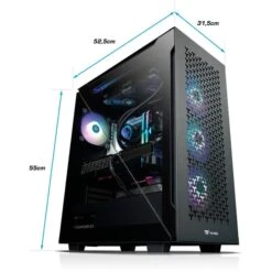Thermaltake Titan Black, Gaming-PC -Asus || HP || Digitus Verkäufe Thermaltake Titan Black Gaming PC@@1878357 10