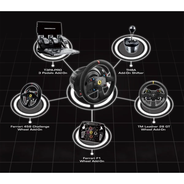 Thrustmaster T300 Ferrari Integral Racing Wheel, Lenkrad 8 Thrustmaster T300 Ferrari Integral Racing Wheel, Lenkrad – Bild 6