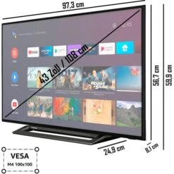 Toshiba 43LA3B63DGW, LED-Fernseher -Asus || HP || Digitus Verkäufe Toshiba 43LA3B63DGW LED Fernseher@@1913748 2