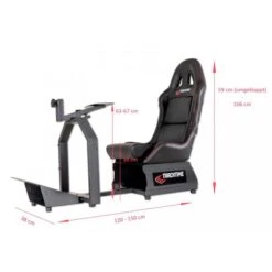 TrackTime Game Seat TT3055, Sim Rig -Asus || HP || Digitus Verkäufe TrackTime Game Seat TT3055 Sim Rig@@1788147 5
