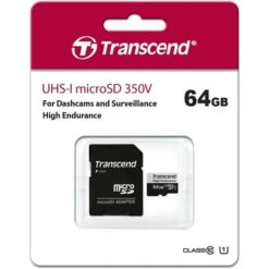 Transcend 350V 64 GB MicroSDXC, Speicherkarte -Asus || HP || Digitus Verkäufe Transcend 350V 64 GB microSDXC Speicherkarte@@imgt3g00 2