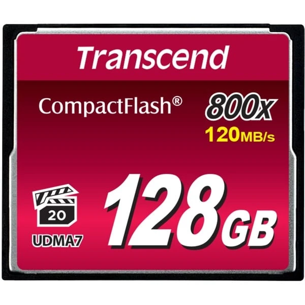 Transcend CompactFlash 800 128 GB, Speicherkarte 3 Transcend CompactFlash 800 128 GB, Speicherkarte