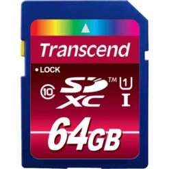 Transcend Secure Digital SDXC UHS-I 64 GB, Speicherkarte