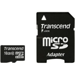 Transcend MicroSDHC Card 16 GB, Speicherkarte