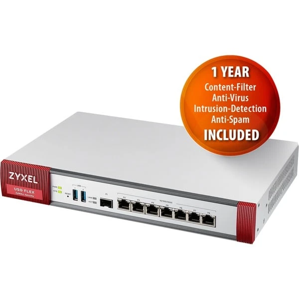 Zyxel USG FLEX 500 UTM Bundle, 1 Jahr, Firewall 3 Zyxel USG FLEX 500 UTM Bundle, 1 Jahr, Firewall