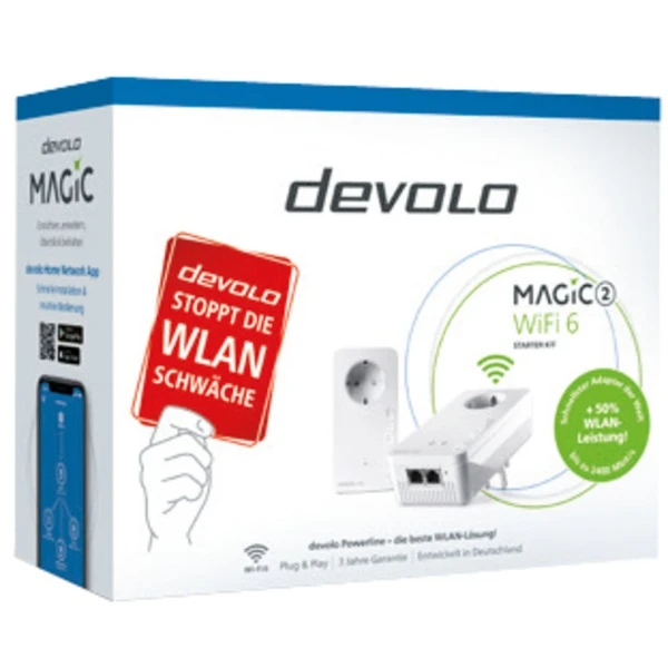 Devolo Magic 2 WiFi 6 Starter Kit, Powerline 6 Devolo Magic 2 WiFi 6 Starter Kit, Powerline – Bild 4