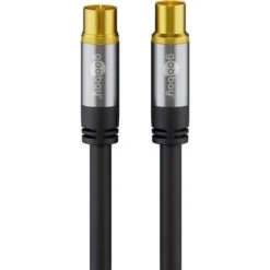 Goobay Antennenkabel (135dB Typ), Koax-Buchse > Koax-Stecker