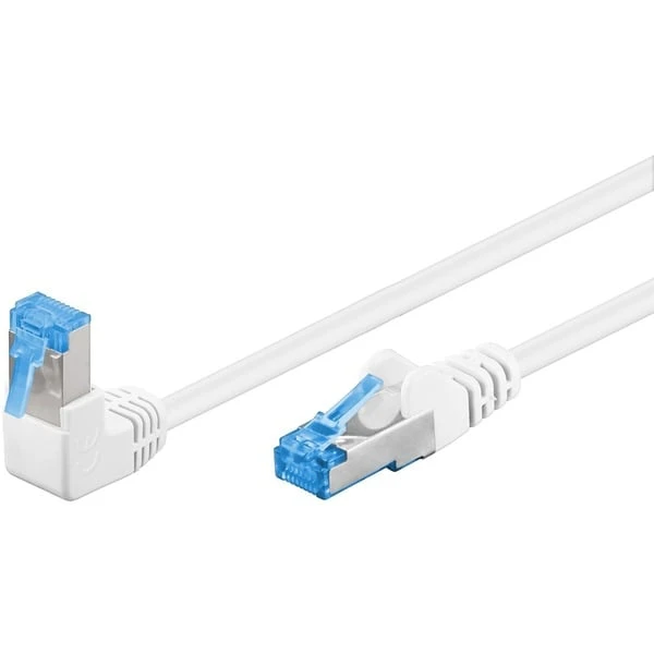 Goobay Patchkabel Cat.6a S/FTP (PiMF), 1x 90° Gewinkelt 3 Goobay Patchkabel Cat.6a S/FTP (PiMF), 1x 90° Gewinkelt