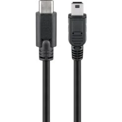 Goobay USB 2.0 Kabel, USB-C Stecker > Mini-USB Stecker, Adapter