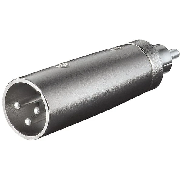 Goobay XLR Adapter, Cinch Stecker > XLR Stecker 3Pin 3 Goobay XLR Adapter, Cinch Stecker > XLR Stecker 3Pin